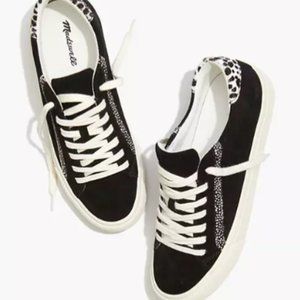 Madewell Sidewalk Low Top Black Sneakers